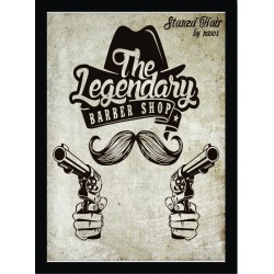 Quadro Poster Art Digital Negocios Barbearia 4070