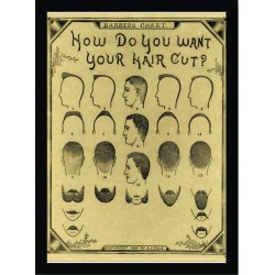 Quadro Poster Art Digital Negocios Barbearia 4071