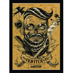 Quadro Poster Art Digital Negocios Barbearia 4073