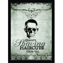 Quadro Poster Art Digital Negocios Barbearia 4079