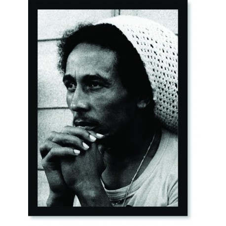 Quadro Poster Grandes Nomes da Música Bob Marley
