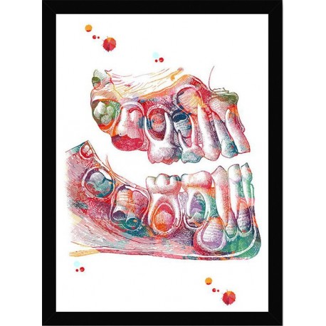 Quadro Poster Art Digital Negocios Odontologia 4132