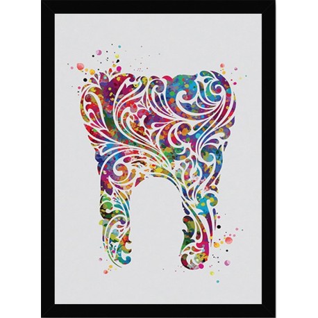Quadro Poster Art Digital Negocios Odontologia 4135