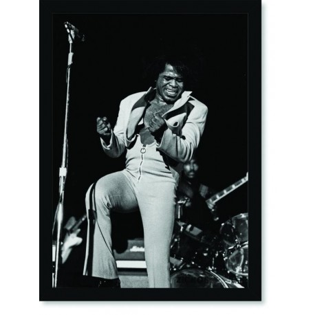 Quadro Poster Grandes Nomes da Música James Brown 2