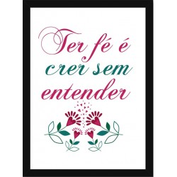 Quadro Poster Religiao 4235