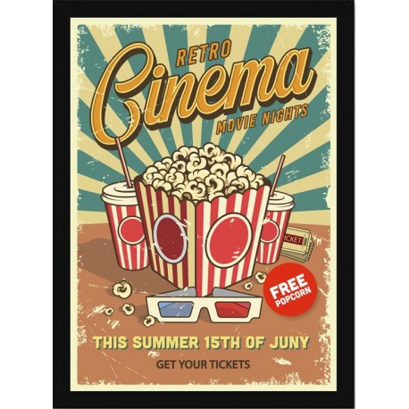Quadro Poster Cinema 4305