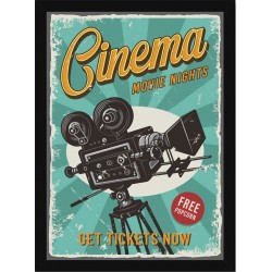 Quadro Poster Cinema 4308