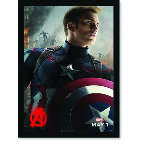 Quadro Poster Cinema Filme Vingadores 1