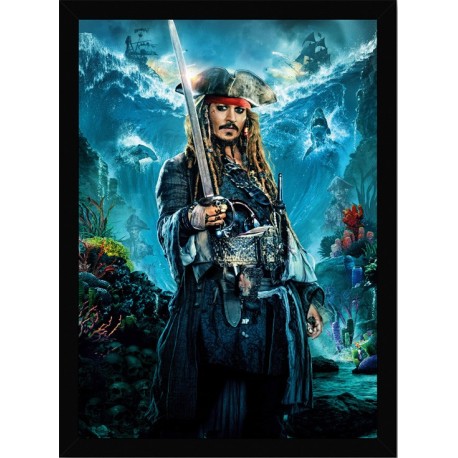 Quadro Poster Piratas do Caribe 4373