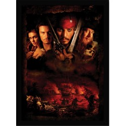 Quadro Poster Piratas do Caribe 4392
