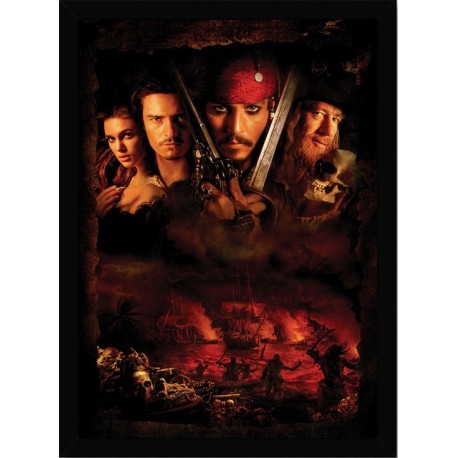 Quadro Poster Piratas do Caribe 4392