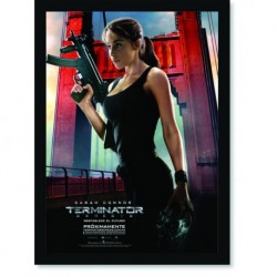 Quadro Poster Cinema Exterminador do Futuro Genesis 7