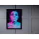 Quadro Poster Art Digital Mulher 4732
