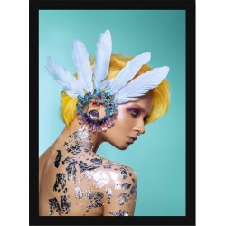 Quadro Poster Art Digital Mulher 4735