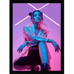 Quadro Poster Art Digital Mulher 4746