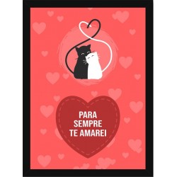 Quadro Poster Frases Amor Fe e Gratidao 4767
