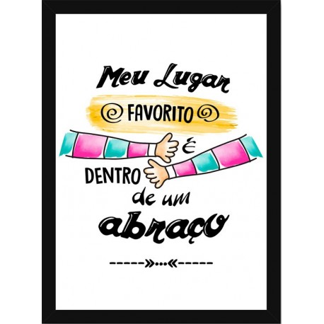 Quadro Poster Frases Amor Fe e Gratidao 4768