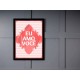 Quadro Poster Frases Amor Fe e Gratidao 4769