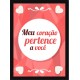 Quadro Poster Frases Amor Fe e Gratidao 4770