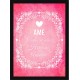 Quadro Poster Frases Amor Fe e Gratidao 4772