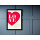 Quadro Poster Frases Amor Fe e Gratidao 4774