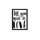 Quadro Poster Frases Amor Fe e Gratidao 4783