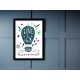Quadro Poster Frases Amor Fe e Gratidao 4784