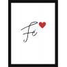 Quadro Poster Frases Amor Fe e Gratidao 4785