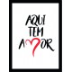 Quadro Poster Frases Amor Fe e Gratidao 4787
