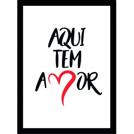 Quadro Poster Frases Amor Fe e Gratidao 4787