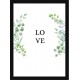 Quadro Poster Frases Amor Fe e Gratidao 4788