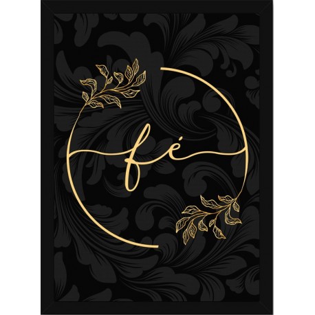 Quadro Poster Frases Amor Fe e Gratidao 4790