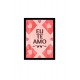 Quadro Poster Frases Amor Fe e Gratidao 4796