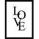 Quadro Poster Frases Amor Fe e Gratidao 4797