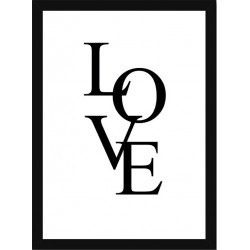 Quadro Poster Frases Amor Fe e Gratidao 4797