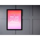 Quadro Poster Frases Amor Fe e Gratidao 4799