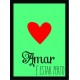Quadro Poster Frases Amor Fe e Gratidao 4800