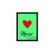 Quadro Poster Frases Amor Fe e Gratidao 4800