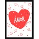 Quadro Poster Frases Amor Fe e Gratidao 4803