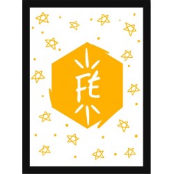 Quadro Poster Frases Amor Fe e Gratidao 4804