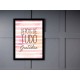 Quadro Poster Frases Amor Fe e Gratidao 4811