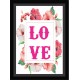 Quadro Poster Frases Amor Fe e Gratidao 4814