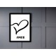 Quadro Poster Frases Amor Fe e Gratidao 4817