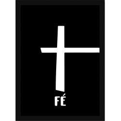 Quadro Poster Frases Amor Fe e Gratidao 4819