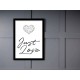 Quadro Poster Frases Amor Fe e Gratidao 4821