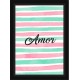 Quadro Poster Frases Amor Fe e Gratidao 4824