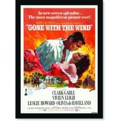 Quadro Poster Cinema Filme Gone With The Wind
