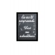 Quadro Poster Frases Divertidas 4850