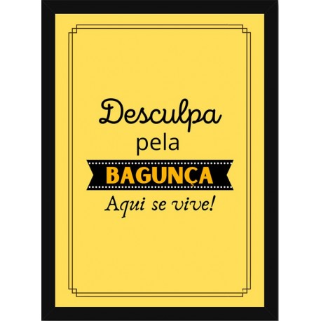 Quadro Poster Frases Divertidas 4853