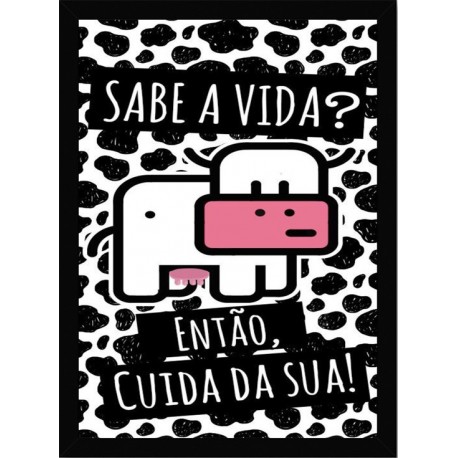 Quadro Poster Frases Divertidas 4865